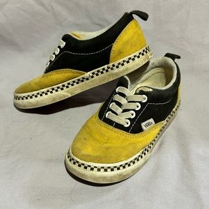Taxi Style Slip On Vans, little boys size 9.